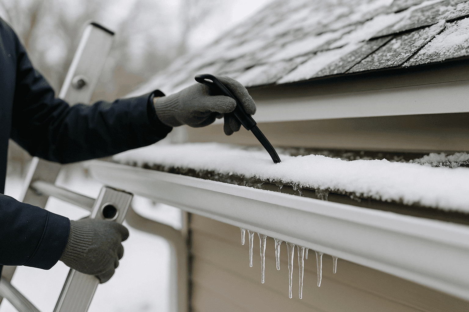 How to Prevent Gutter Damage During Winter Storms